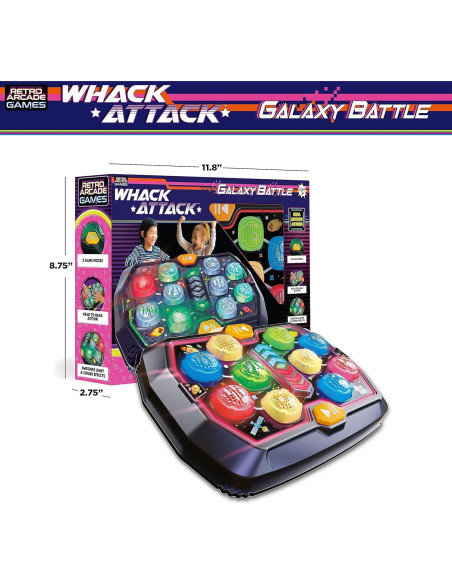 Juego de Batalla Electrónica Whack Attack Thin Air 3 Modos