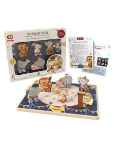 Rompecabezas de Madera Bababoo y Amigos 7 Piezas 27.94x22.86cm