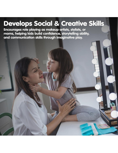 Juego de Maquillaje de Madera PlanToys para Niños 8 Piezas