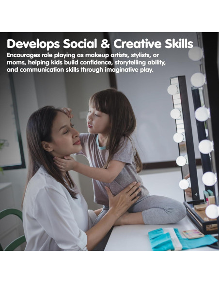 Juego de Maquillaje de Madera PlanToys para Niños 8 Piezas
