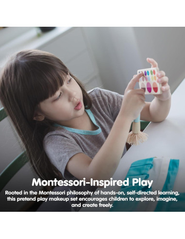 Juego de Maquillaje de Madera PlanToys para Niños 8 Piezas