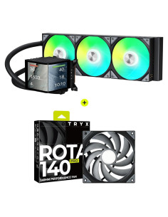 Enfriador AIO TRYX Panorama 360 ARGB 360mm con Ventilador ROTA PRO 140