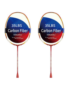 Raqueta de Bádminton TENGAOSI Profesional Carbono 0.64 kg