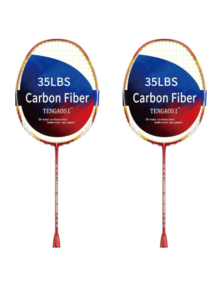 Raqueta de Bádminton TENGAOSI Profesional Carbono 0.64 kg