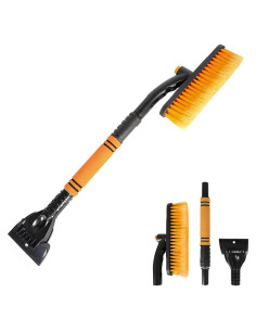 Cepillo de Nieve Blilo 66-81 cm con Raspador de Hielo