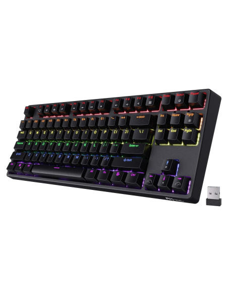 Teclado Mecánico Inalámbrico RK ROYAL KLUDGE RK87 TKL RGB