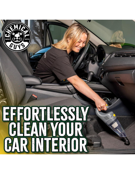 Aspiradora Portátil de Mano Chemical Guys DetailVac 110W