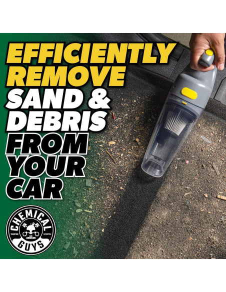 Aspiradora Portátil de Mano Chemical Guys DetailVac 110W