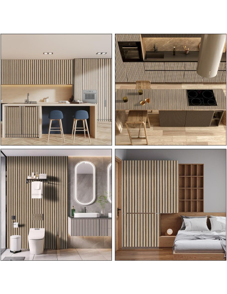 Papel Tapiz Autoadhesivo LOVADA Madera Marrón 44.45cm x 508cm