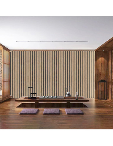 Papel Tapiz Autoadhesivo LOVADA Madera Marrón 44.45cm x 508cm