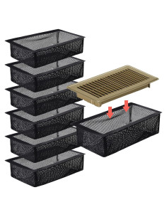 Cubierta de Registro de Piso Warmfarm 25.4 x 10.2 cm Paquete de 6