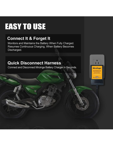 Cargador de Batería Inteligente Mroinge MBC010 12V 1A