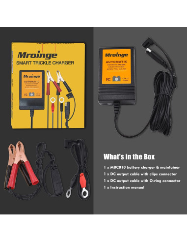 Cargador de Batería Inteligente Mroinge MBC010 12V 1A