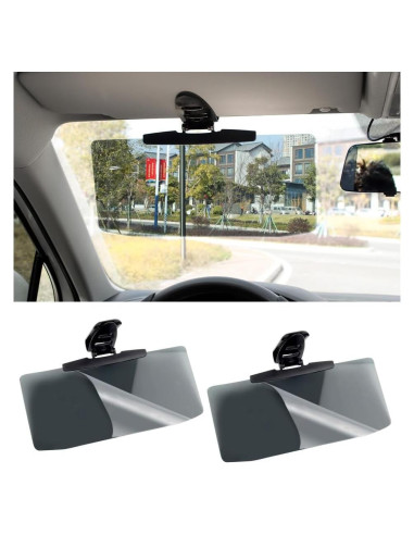 Extensor de Visera Solar Salior 2Pcs Ajustable Antirreflejo