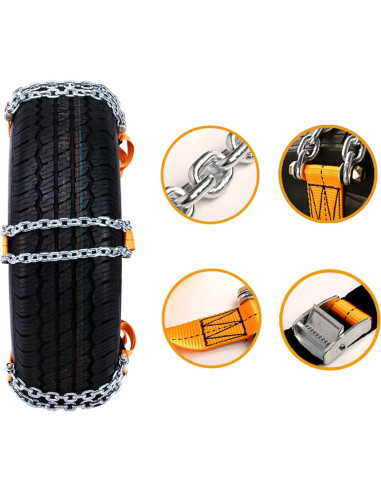 Cadenas de Nieve de Emergencia AUTOXBERT B-2 205-235mm