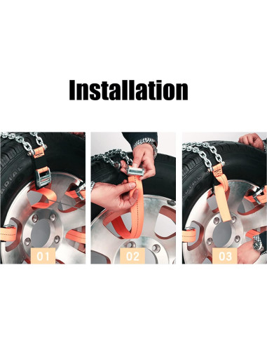 Cadenas de Nieve de Emergencia AUTOXBERT B-2 205-235mm