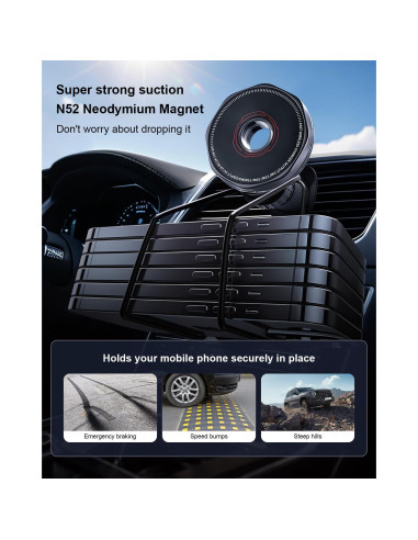 Cargador Inalámbrico para Auto SGRAMSTORG 15W Magnético