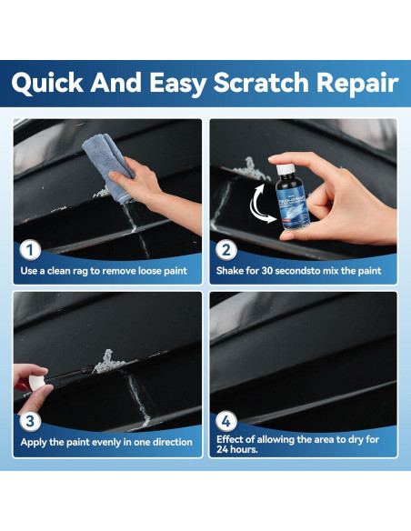 Bolígrafo de Retoque SENVEN 44ml Negro Alto Brillo para Barcos