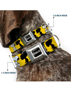 Collar para Perros Peanuts Buckle-Down 28-42 cm Amarillo 2