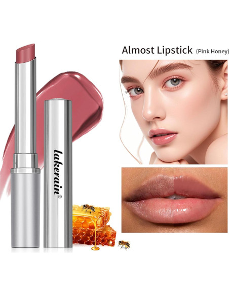 Bálsamo Labial Hidratante Mrettick 2PCS Negro y Rosa 28g