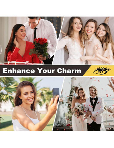 Pestañas Postizas Reutilizables DIKAYI - 5 Pares Autoadhesivas