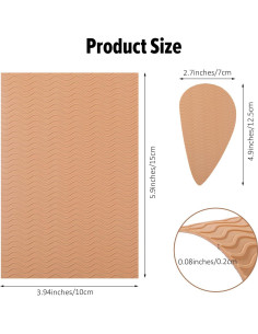 6 Piezas Protectores de Suela Antideslizantes Silicona ElevateTech 2