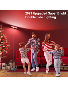 Lámpara de Pie Inteligente LOLpetik 30W RGB Regulable con USB 2