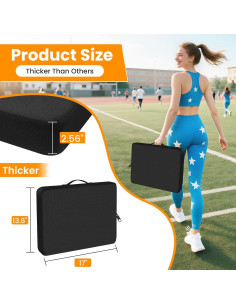 Cojín de Asiento de Estadio PALATALA 2 Pack 6.5 cm Impermeable 2