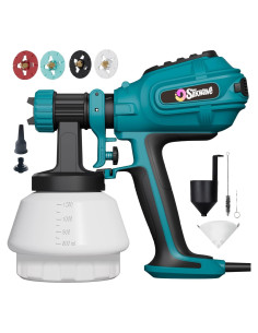 Pulverizador de Pintura Eléctrico Slikwave 700W 1200ml Azul