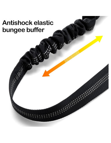 Cinturón de Seguridad para Perros Hillinkit Ajustable 60-73cm