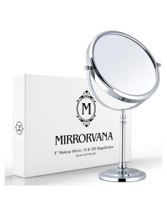 Espejo de Maquillaje Doble Lado 10X y 1X Mirrorvana 38x20cm