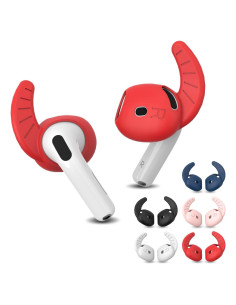 5 Pares de Ganchos de Silicona para AirPods 4 - Antideslizantes