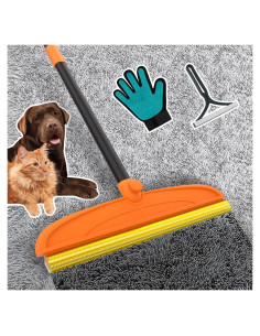Rastrillo para Alfombras Huicocy 2 en 1 Reutilizable 30.5x152.4cm