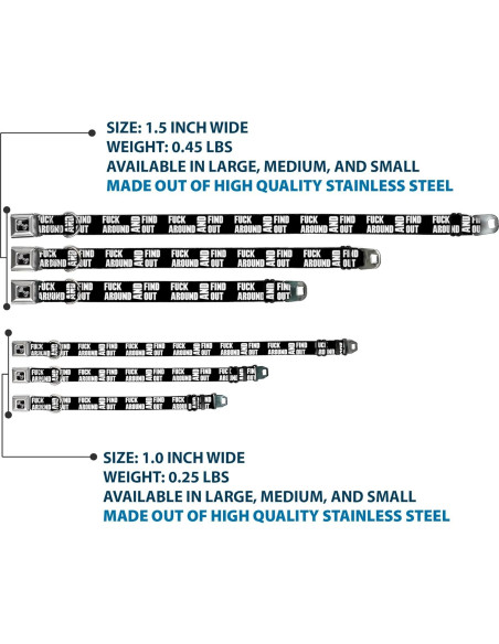 Collar de Perro de Cinturón de Seguridad Buckle-Down 38-66 cm