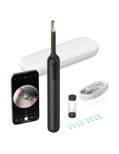 Limpiador de Oídos Bebird con Cámara 1080P y 8 Cucharas de Silicona