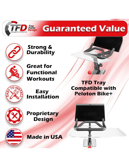 Bandeja para Laptop TFD Sidewinder+ para Peloton Bike+