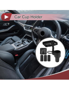 Soporte para Tazas de Coche HEROFFIX con Bandeja 335x100mm 2