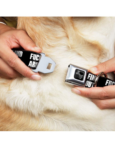 Collar de Perro de Cinturón de Seguridad Buckle-Down 38-66 cm