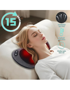 Masajeador de Cuello y Espalda Shiatsu APXPF con Calor 31.2x18cm 2