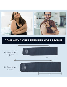 Monitor de Presión Arterial Digital LIVAROCI con 2 Manguitos XL 2