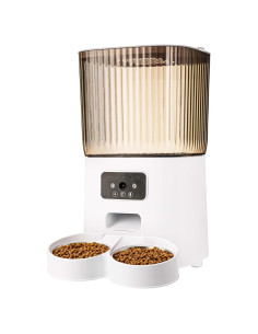 Comedero Automático para Perros Yiwu 5L Doble Bowl con Cámara