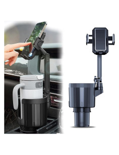 Soporte para Teléfono y Portavasos 2 en 1 TERRALYX Ajustable