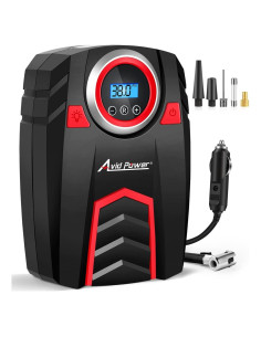 Compresor de Aire 12V Avid Power ACAP600 con Manómetro Digital