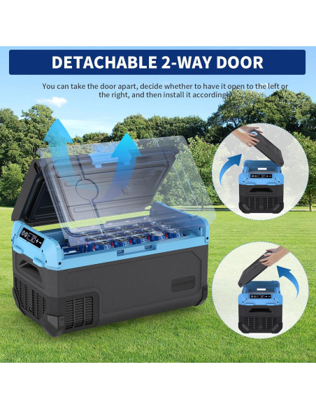 Refrigerador Portátil Tecnolove 20L - Enfriamiento Rápido - Azul Refrigerador Portátil Tecnolove 20L - Enfriamiento Rápido - Azul