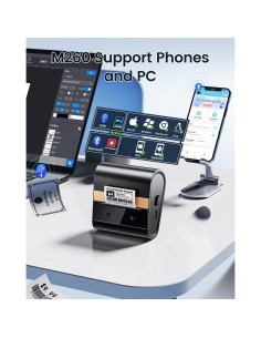 Impresora de Etiquetas Ponek M260 Bluetooth 72mm Térmica 2