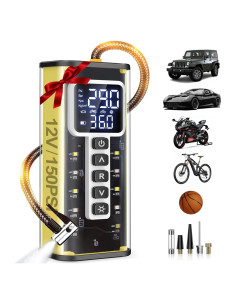 Compresor de Aire Portátil Teffim 8017-2 150PSI 20,000mAh