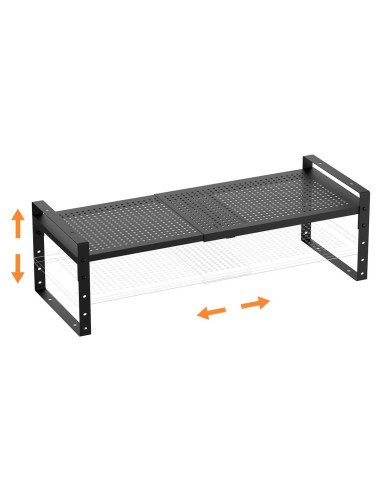 Estante de Zapatos Ipotive Expandible y Apilable Negro Grande