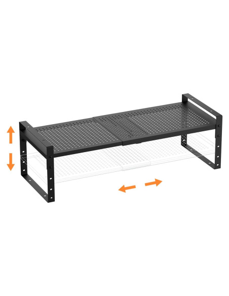 Estante de Zapatos Ipotive Expandible y Apilable Negro Grande