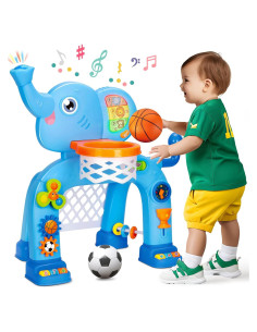 Aro de Baloncesto y Meta de Fútbol Gmaophy para Niños 1-3 Años