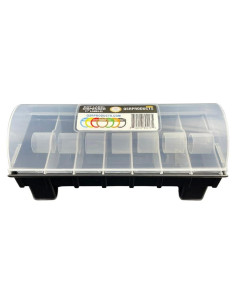 Dispensador de Etiquetas QSRProducts 7 Ranuras 1" y 3/4"